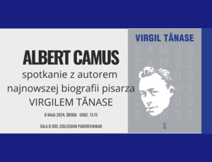 Spotkanie autorskie z biografem Alberta Camus