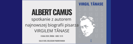 Spotkanie autorskie z biografem Alberta Camus